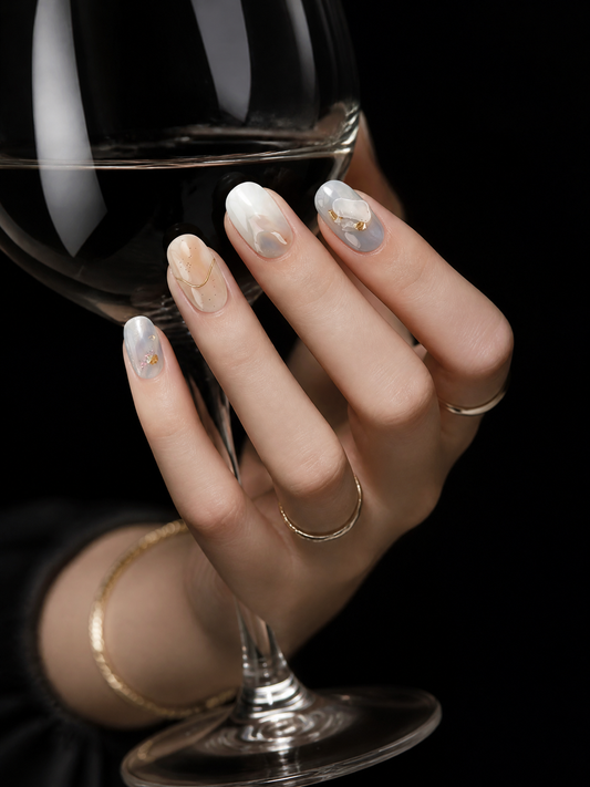 Celestial Marble | LUMlix Haute Nail