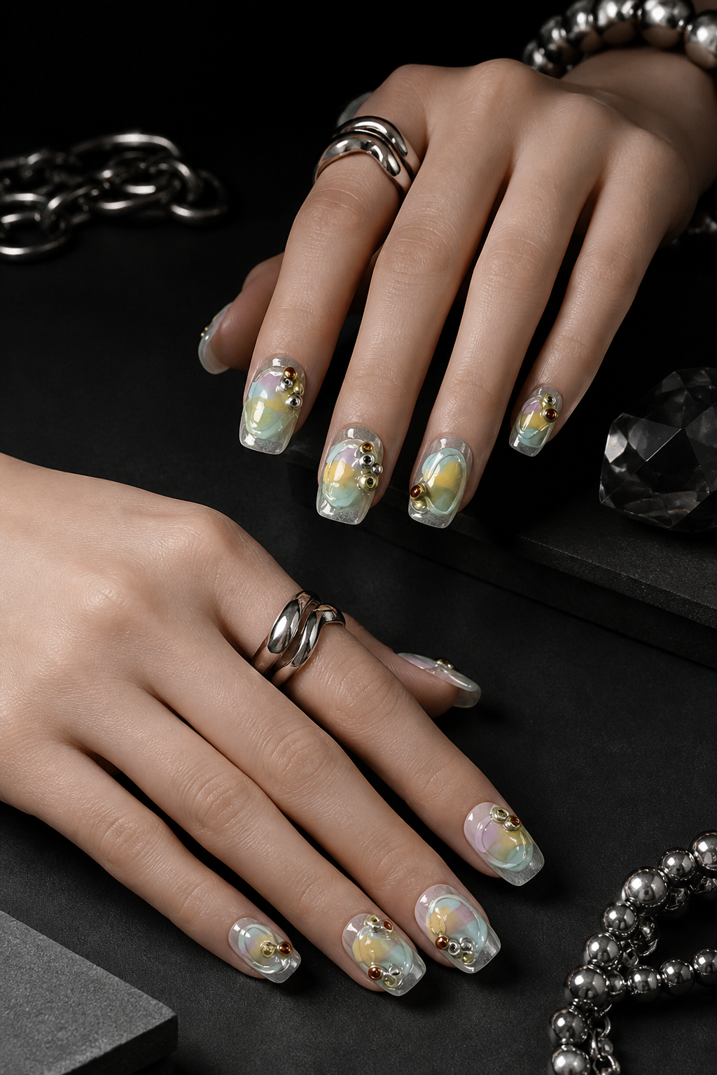 Iris's Prismatic Dream | LUMlix Haute Nail