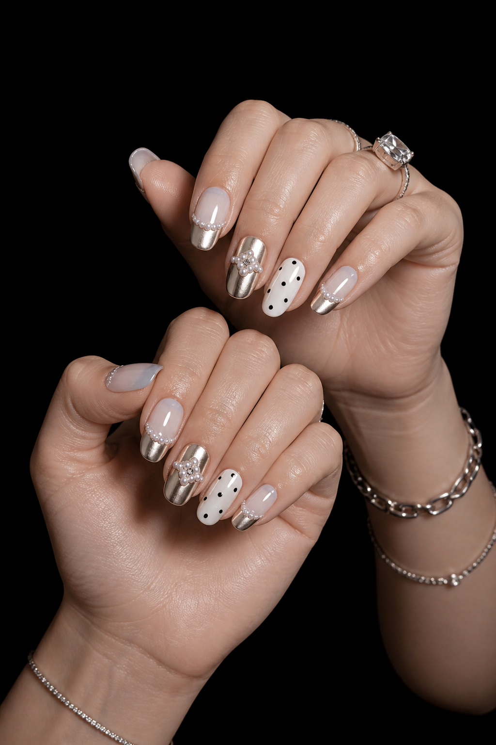 Aphrodite's Golden Whisper | LUMlix Haute Nail