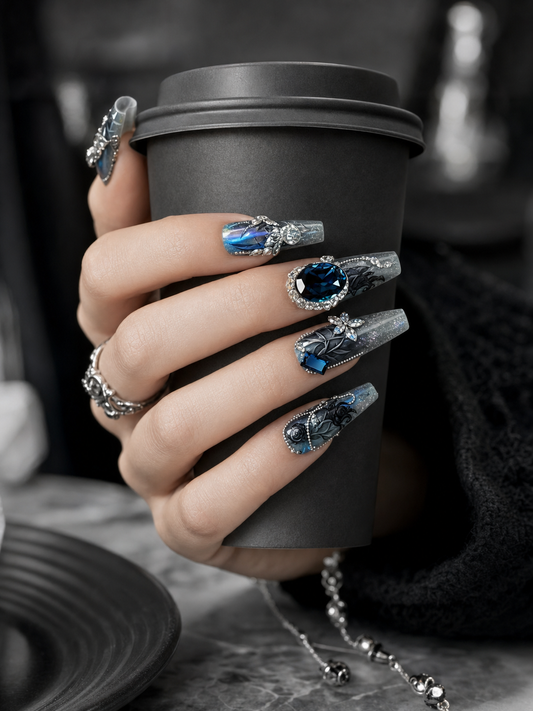 The Midnight Aurora's Secret | LUMlix Haute Nail