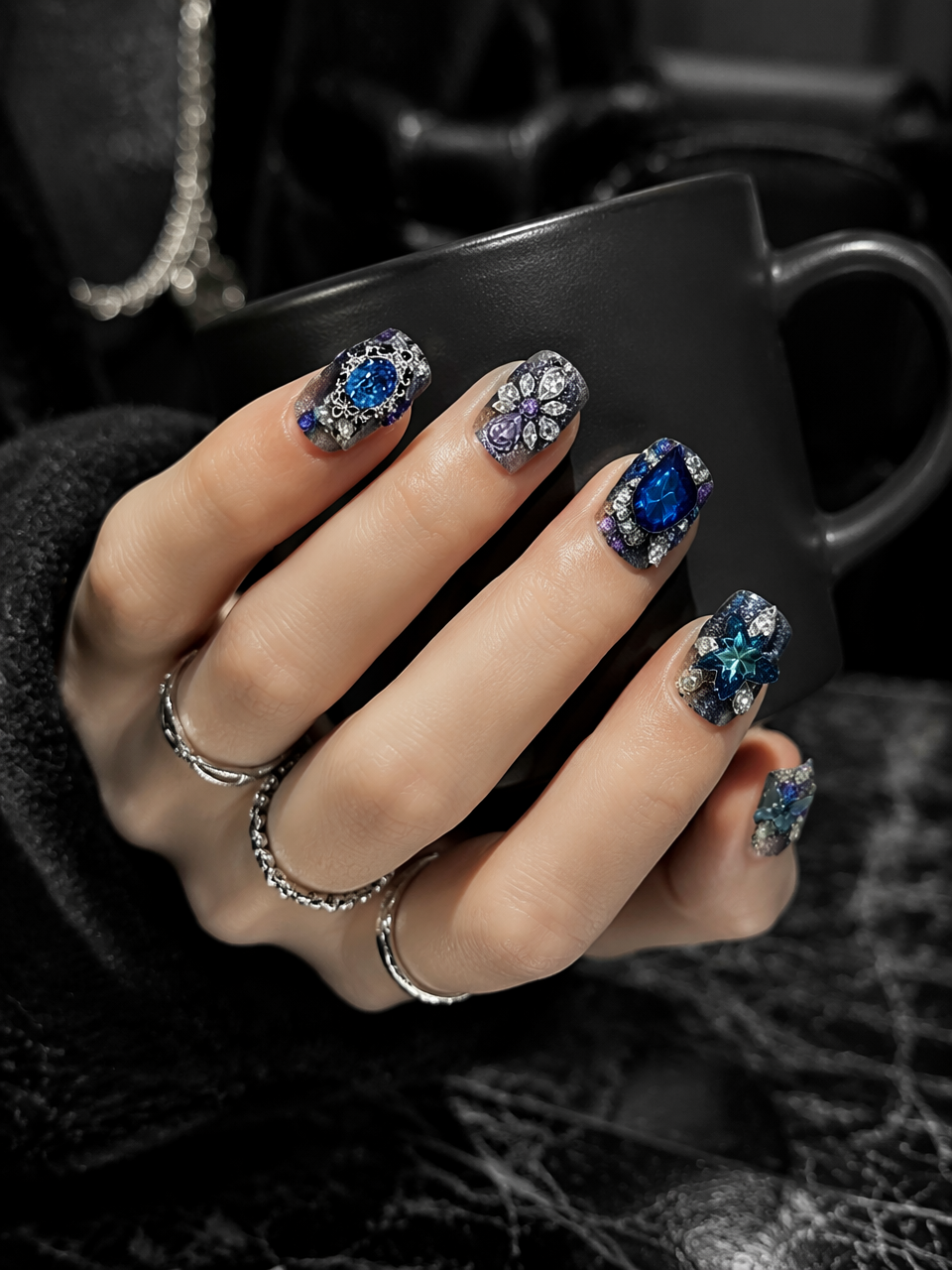 Sapphire Dynasty | LUMlix Haute Nail