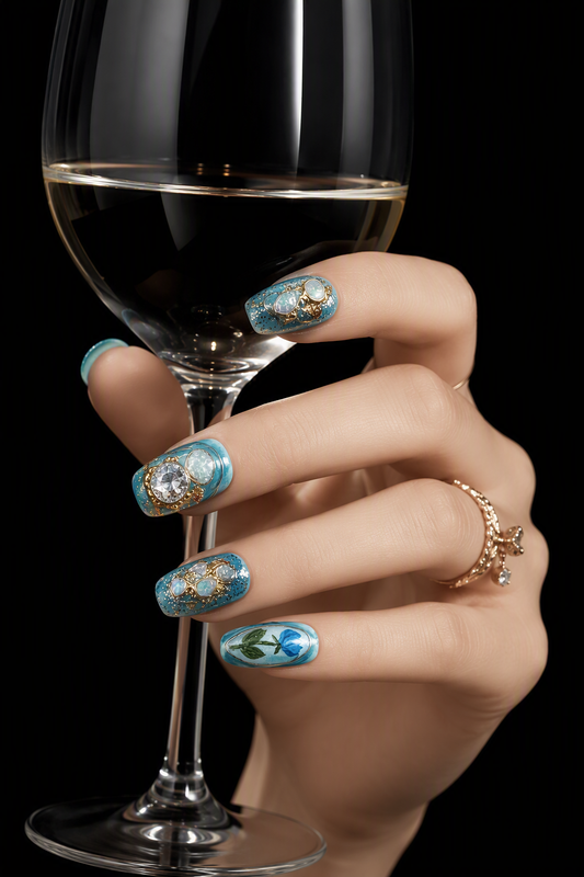 Azure Reliquary | LUMlix Haute Nail