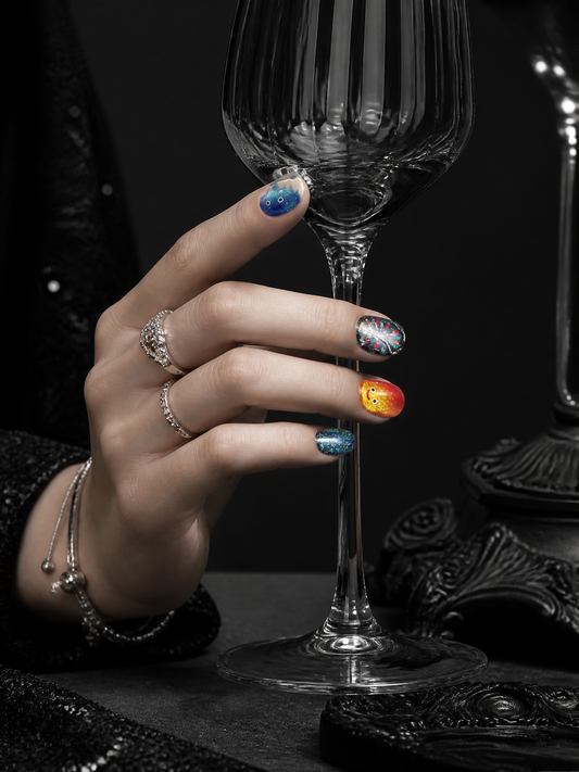 Calcifer's Eternal Flame | LUMlix Haute Nail