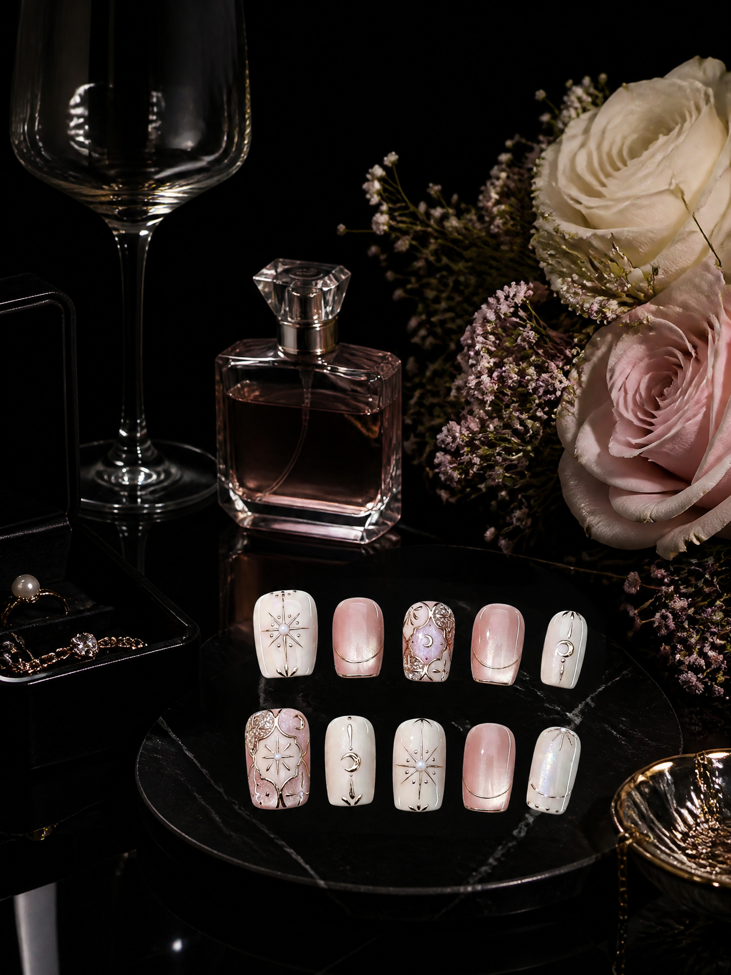 Selene's Celestial Whisper | LUMlix Haute Nail