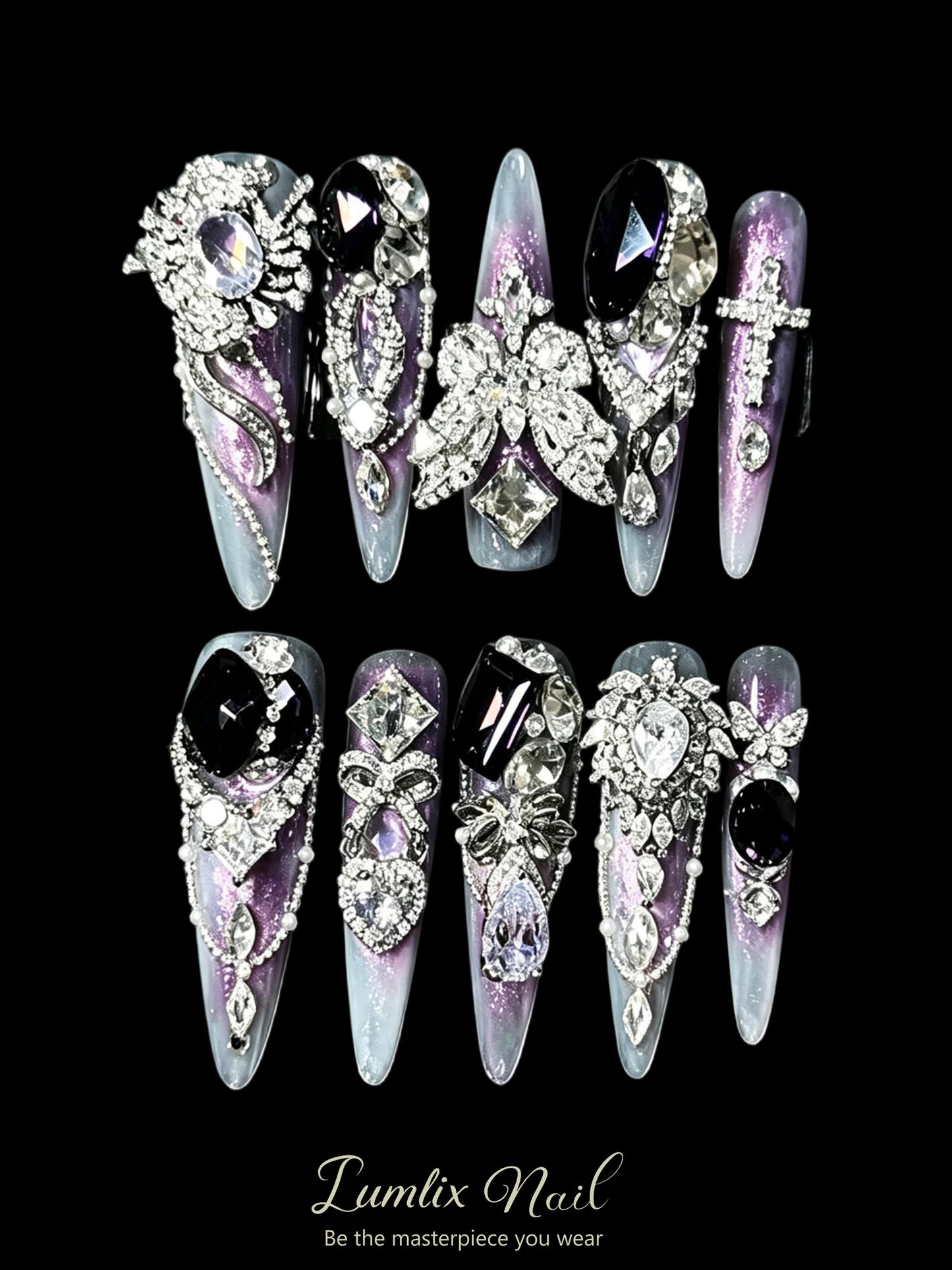 Amethyst Eclipse | LUMlix Haute Nail