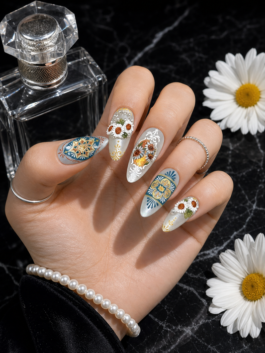 Azure Majolica Reverie | LUMlix Haute Nail