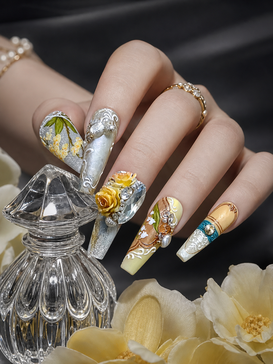 Vintage Botanical Archive | LUMlix Haute Nail