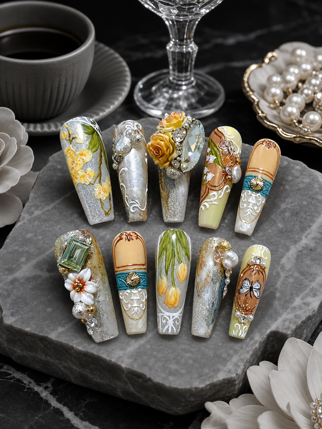 Vintage Botanical Archive | LUMlix Haute Nail