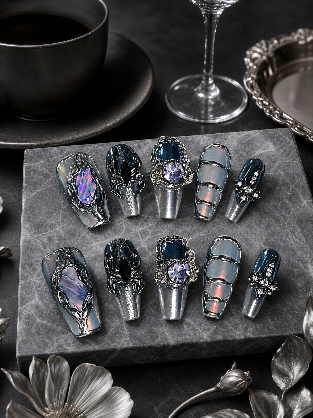 Lunar Abyssal Sovereign | LUMlix Haute Nail