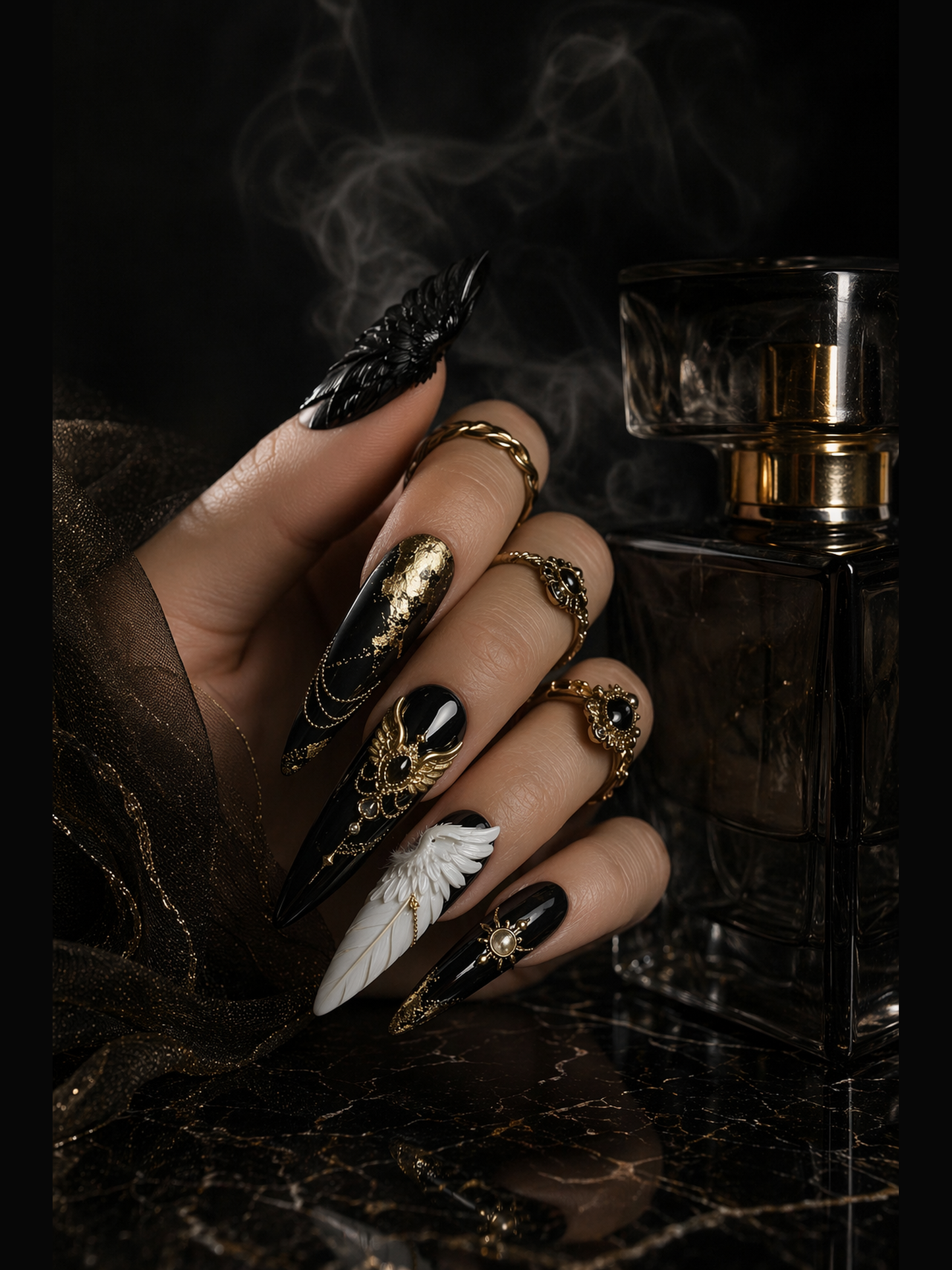 Abyssal Wings | LUMlix Haute Nail