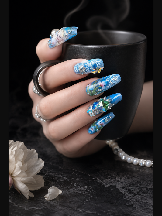 The Aurora Queen's Coronation | LUMlix Haute Nail