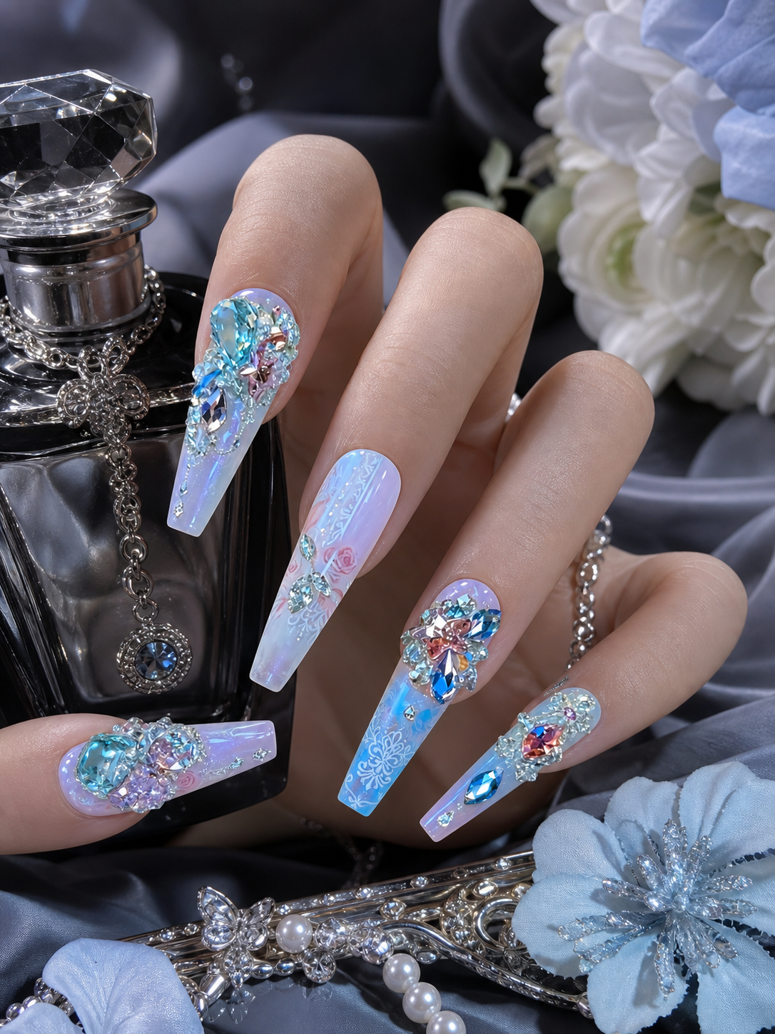 The Aurora's Frozen Waltz | LUMlix Haute Nail