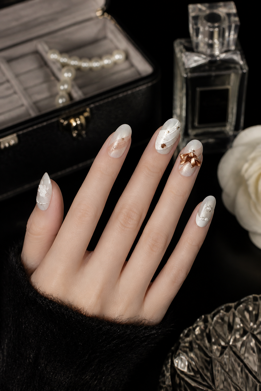 Celestial Pearl Sonata | LUMlix Haute Nail