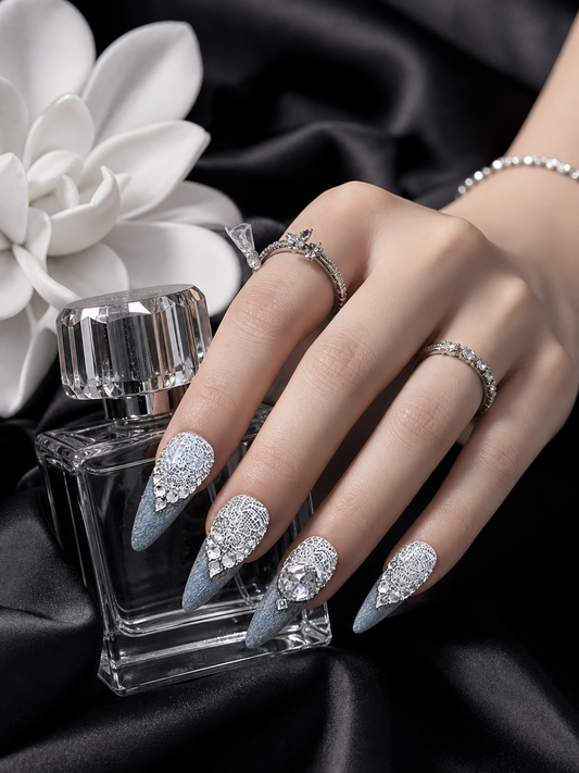 Celestial Lace Nocturne | LUMlix Haute Nail
