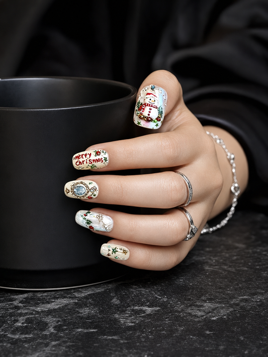 Nostalgic Winter Rhapsody | LUMlix Haute Nail