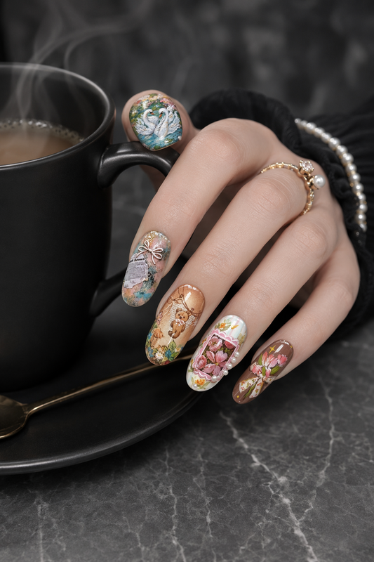 Enchanted Storybook Reverie | LUMlix Haute Nail