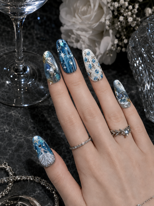 Midnight Cinderella's Waltz | LUMlix Haute Nail