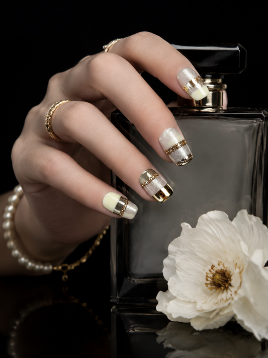 Gilded Horizon Sonata | LUMlix Haute Nail
