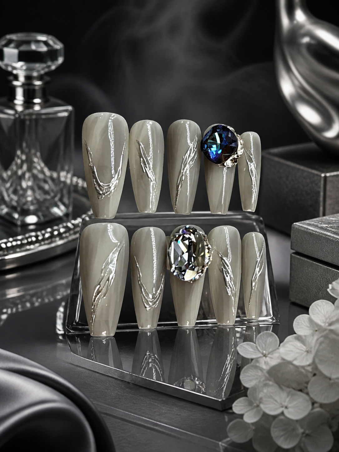 Liquid Mercury Frost | LUMlix Haute Nail