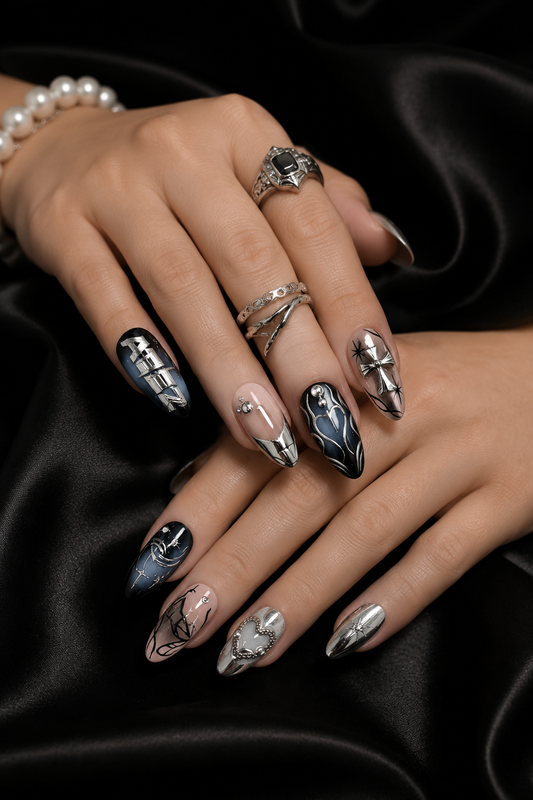 Lunar Frost Reverie | LUMlix Haute Nail