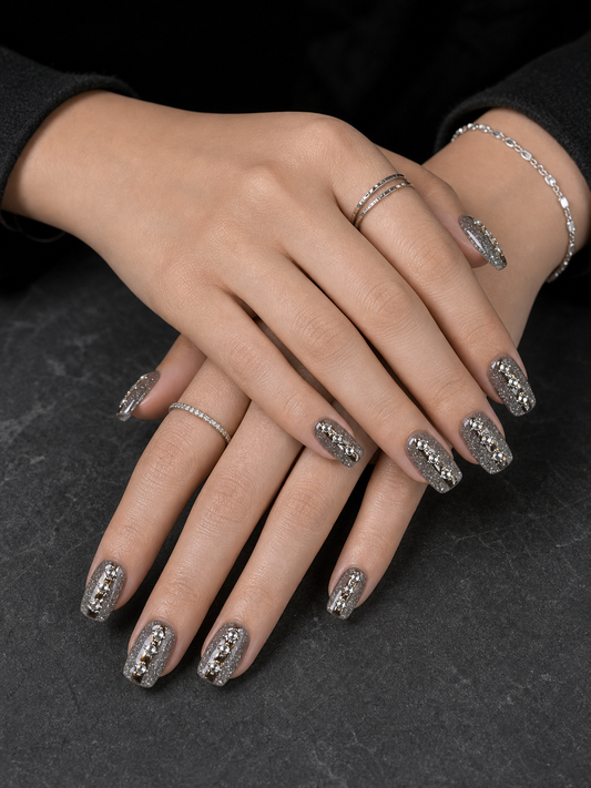 Celestial Midnight Reverie | LUMlix Haute Nail