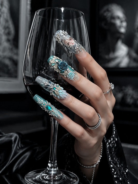 L'Âme de la Rose Noire | LUMlix Haute Nail