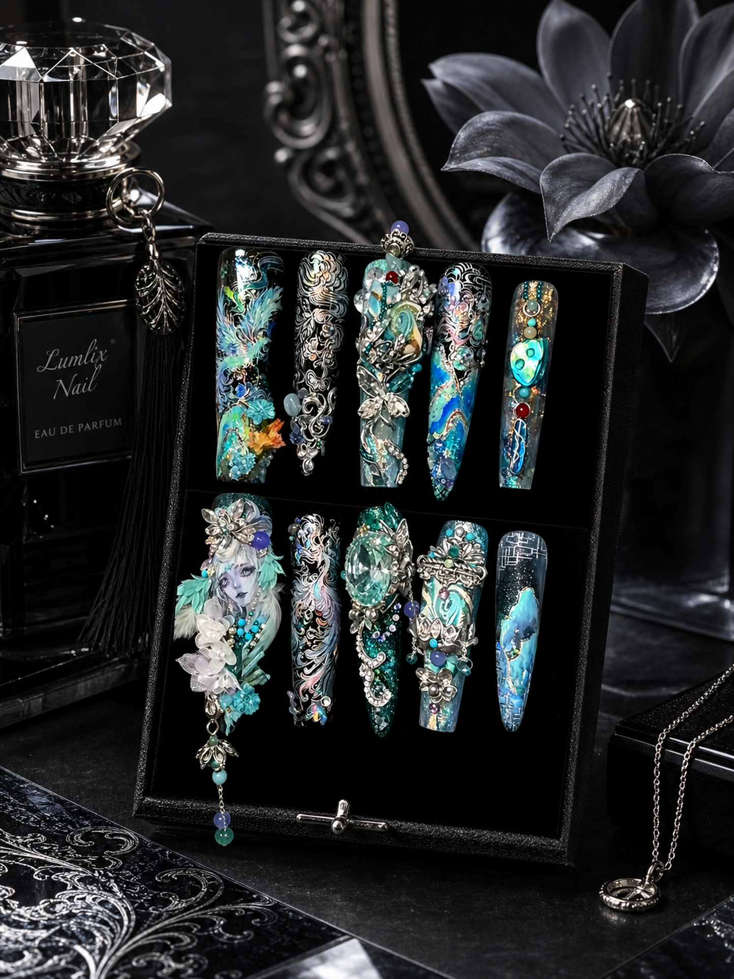 Mystic Phoenix's Celestial Rebirth | LUMlix Haute Nail