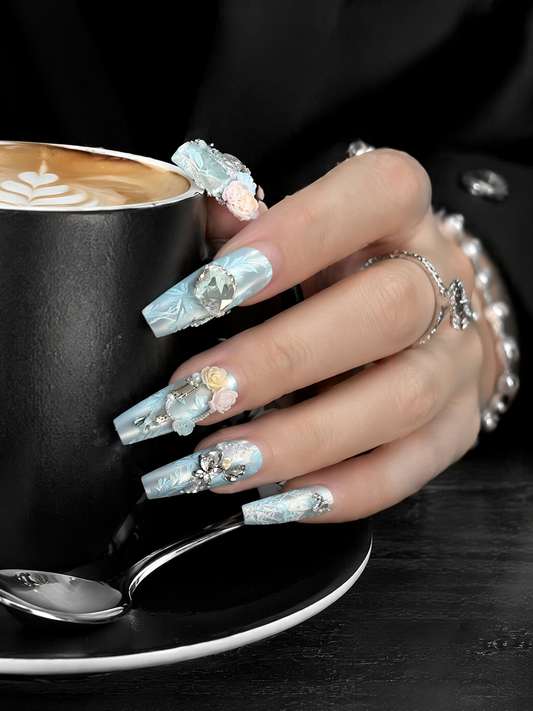 Azure Serenade | LUMlix Haute Nail