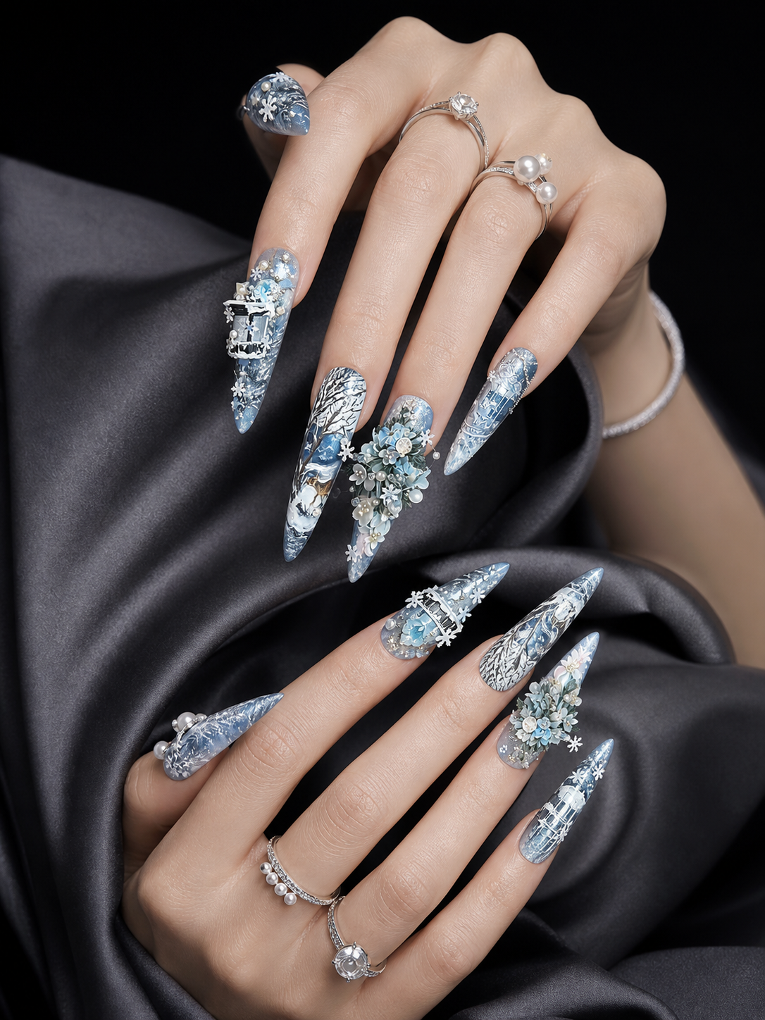 The Frozen Cathedral's Aria | LUMlix Haute Nail