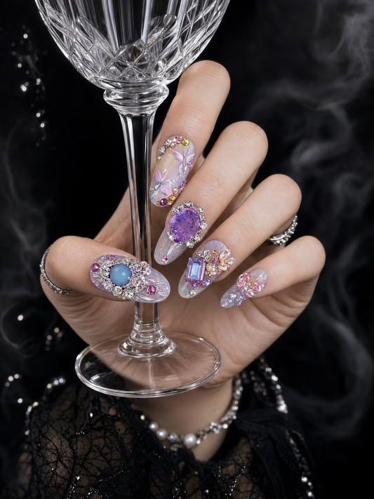 Sapphire Nocturne | LUMlix Haute Nail