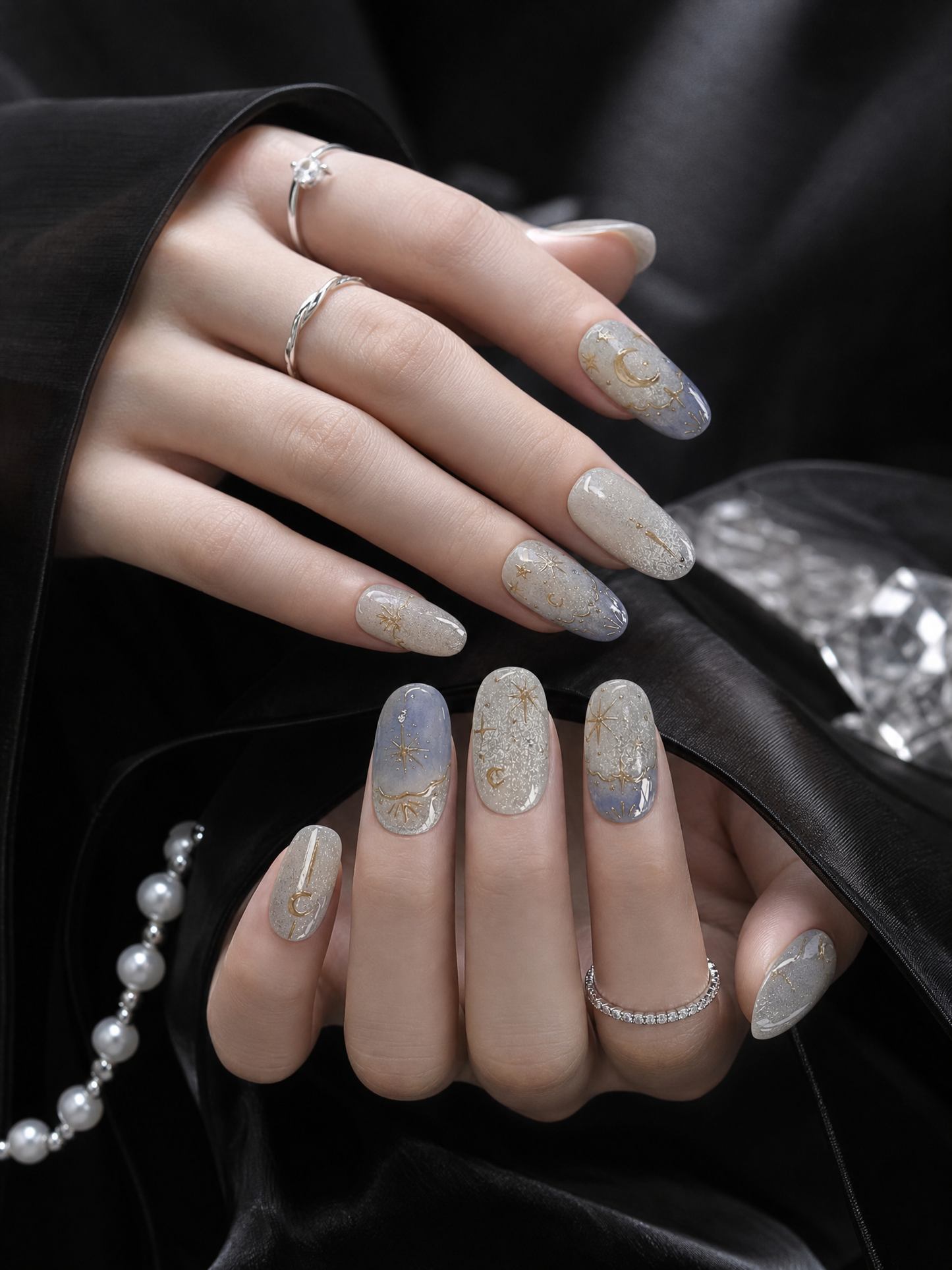 Astra’s Celestial Veil | LUMlix Haute Nail