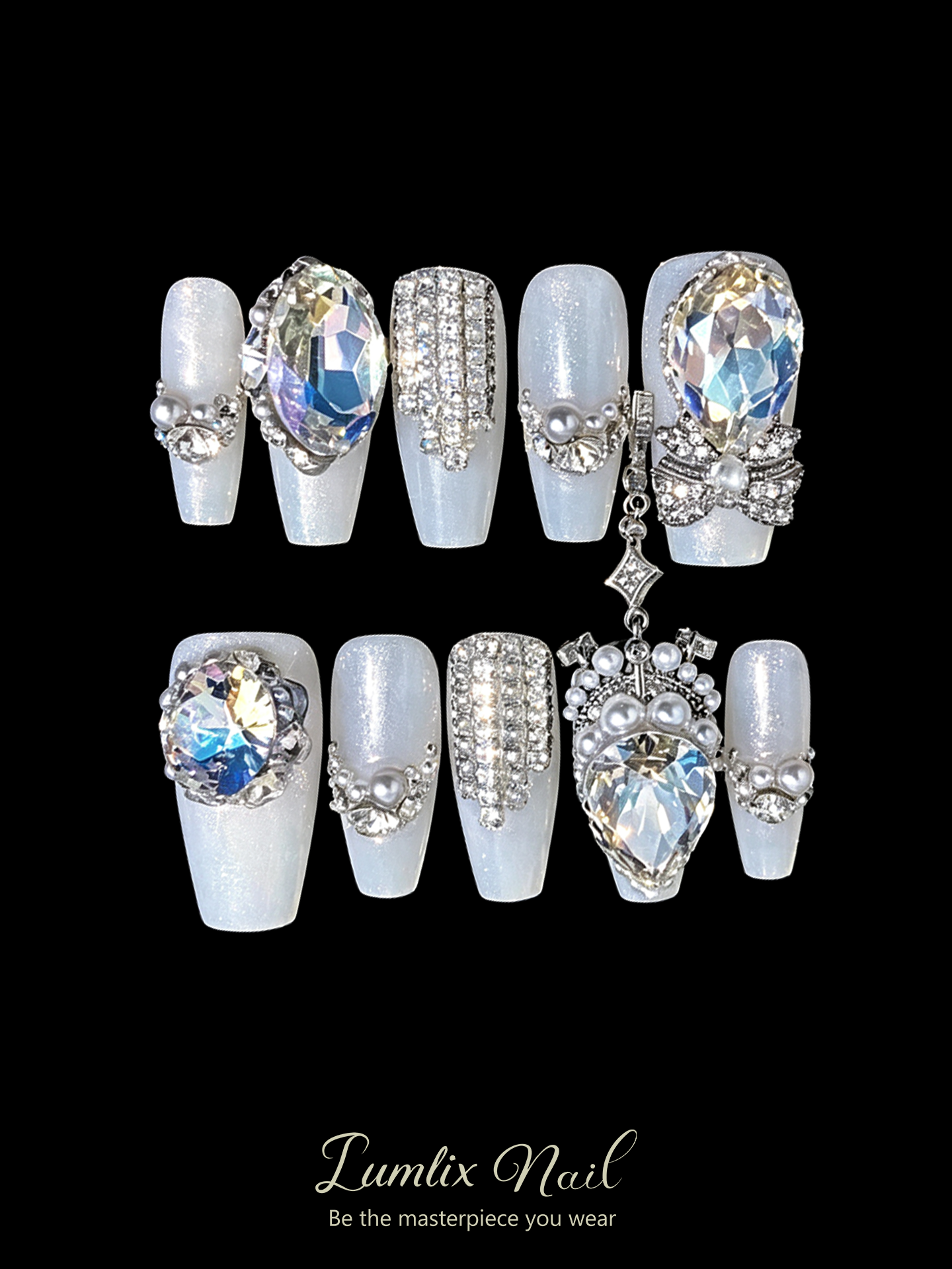 Celestial Aurora Cascade | LUMlix Haute Nail