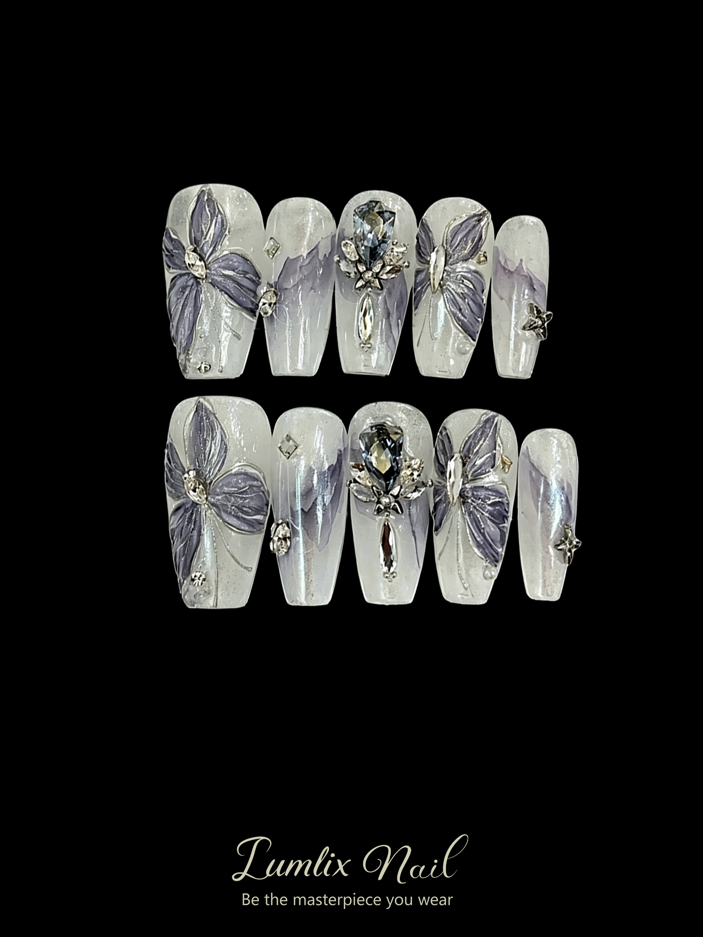 Psyche's Ethereal Metamorphosis | LUMlix Haute Nail