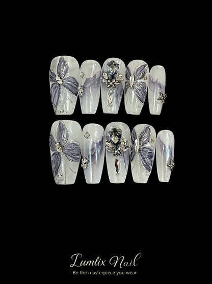 Psyche's Ethereal Metamorphosis | LUMlix Haute Nail