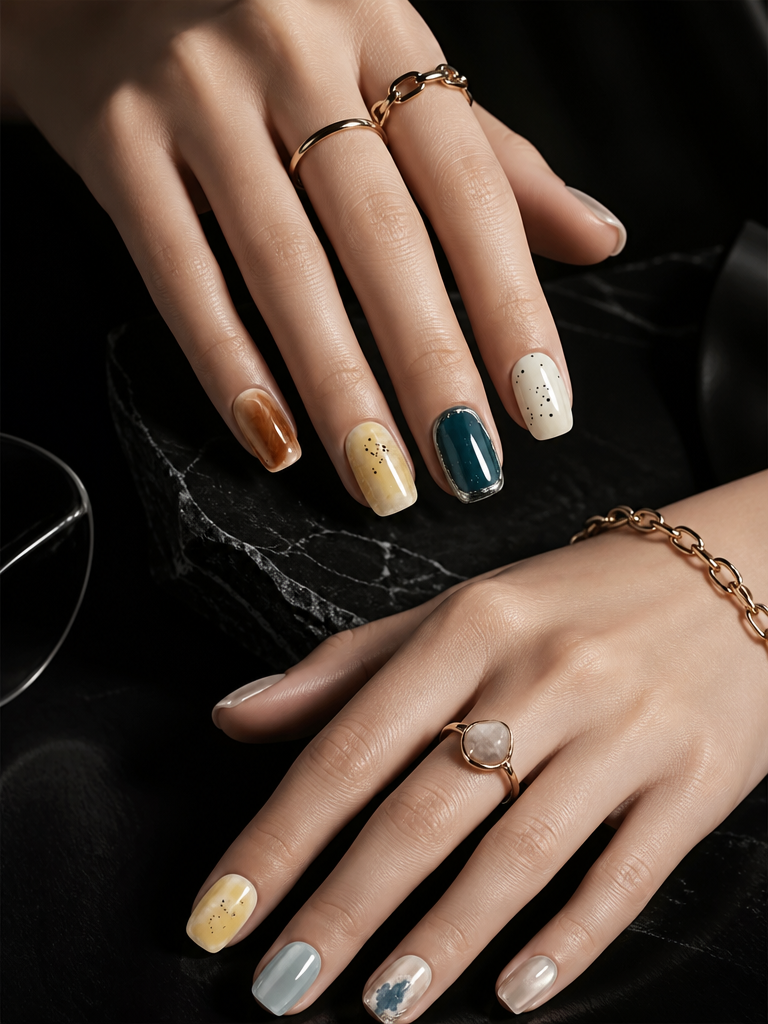 Gaia's Petrified Whisper | LUMlix Haute Nail
