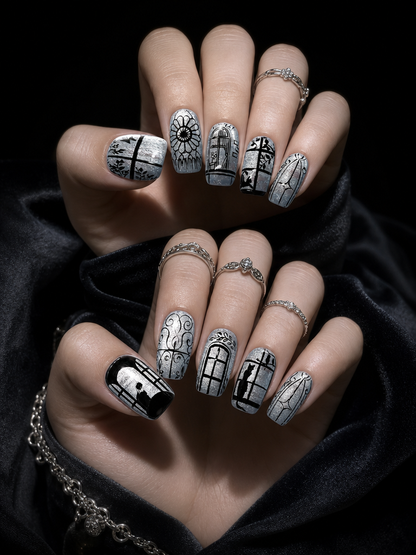 Midnight Silhouette | LUMlix Haute Nail
