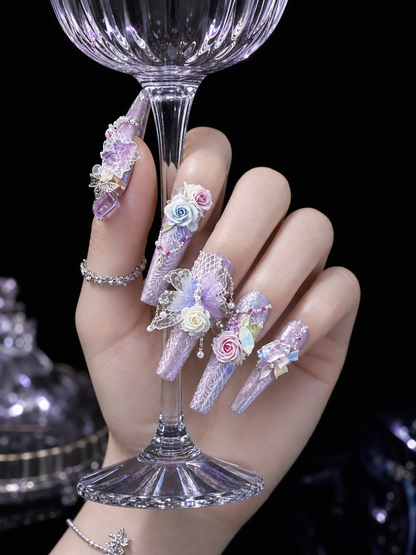 Celestial Swan Reverie  | LUMlix Haute Nail