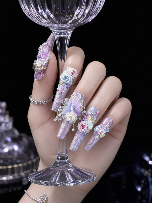 Celestial Swan Reverie  | LUMlix Haute Nail