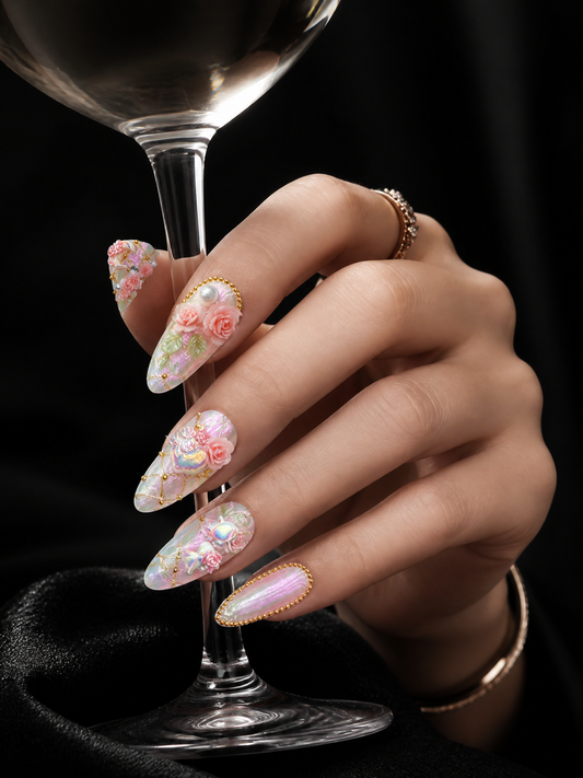 Celestial Rose Garden | LUMlix Haute Nail