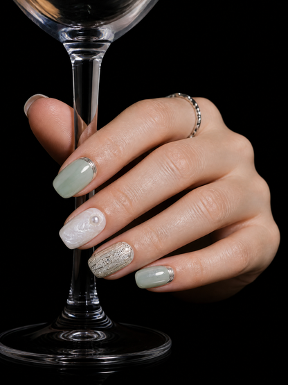 Gaia's Verdant Whisper | LUMlix Haute Nail