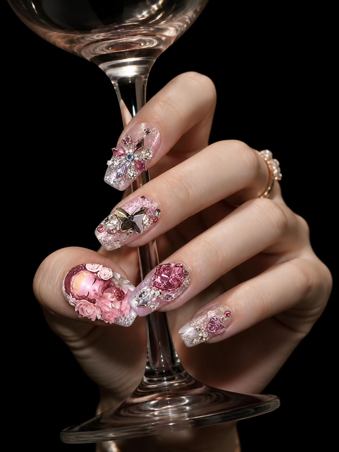 Seraphina's Rose Prayer | LUMlix Haute Nail