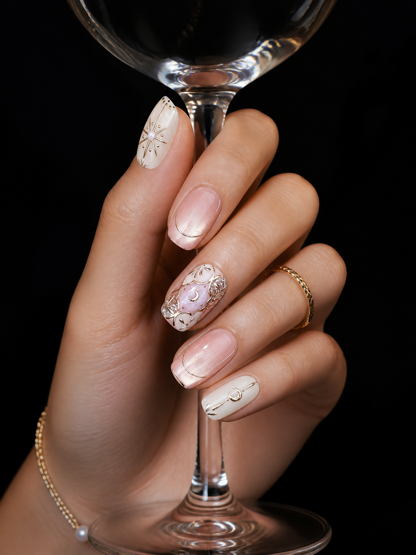 Selene's Celestial Whisper | LUMlix Haute Nail