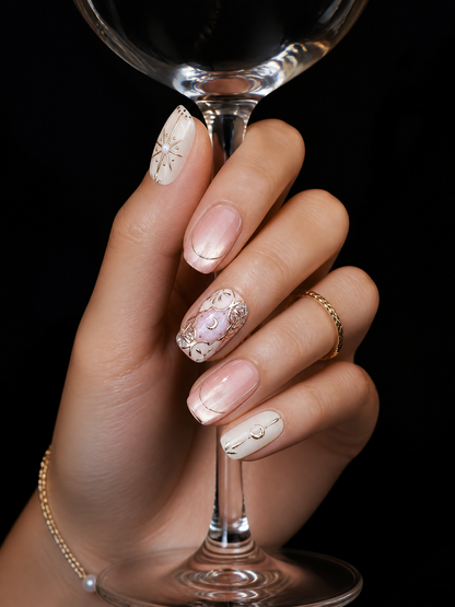 Selene's Celestial Whisper | LUMlix Haute Nail
