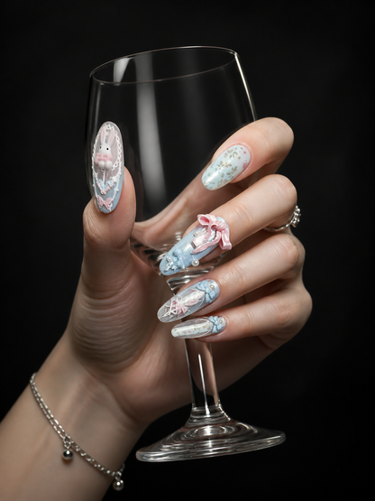 Bunny Lace Dream | LUMlix Haute Nail