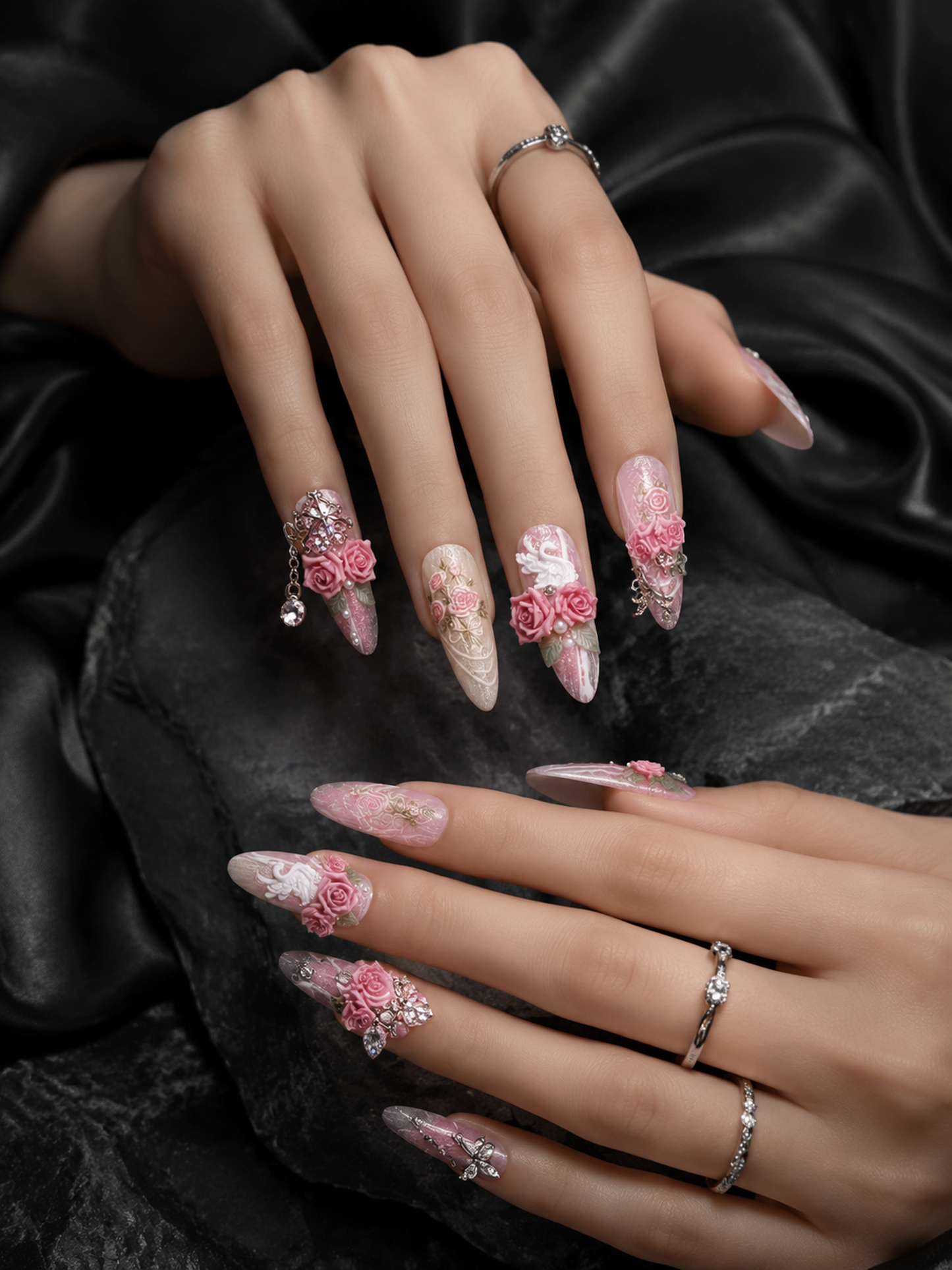 La Rose Éternelle | LUMlix Haute Nail