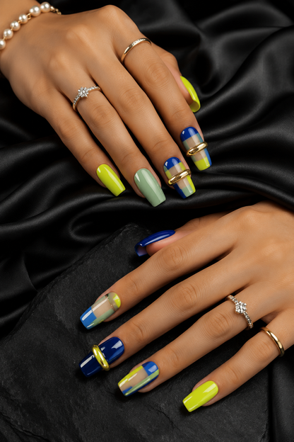 Neon Cyber-Ring | LUMlix Haute Nail