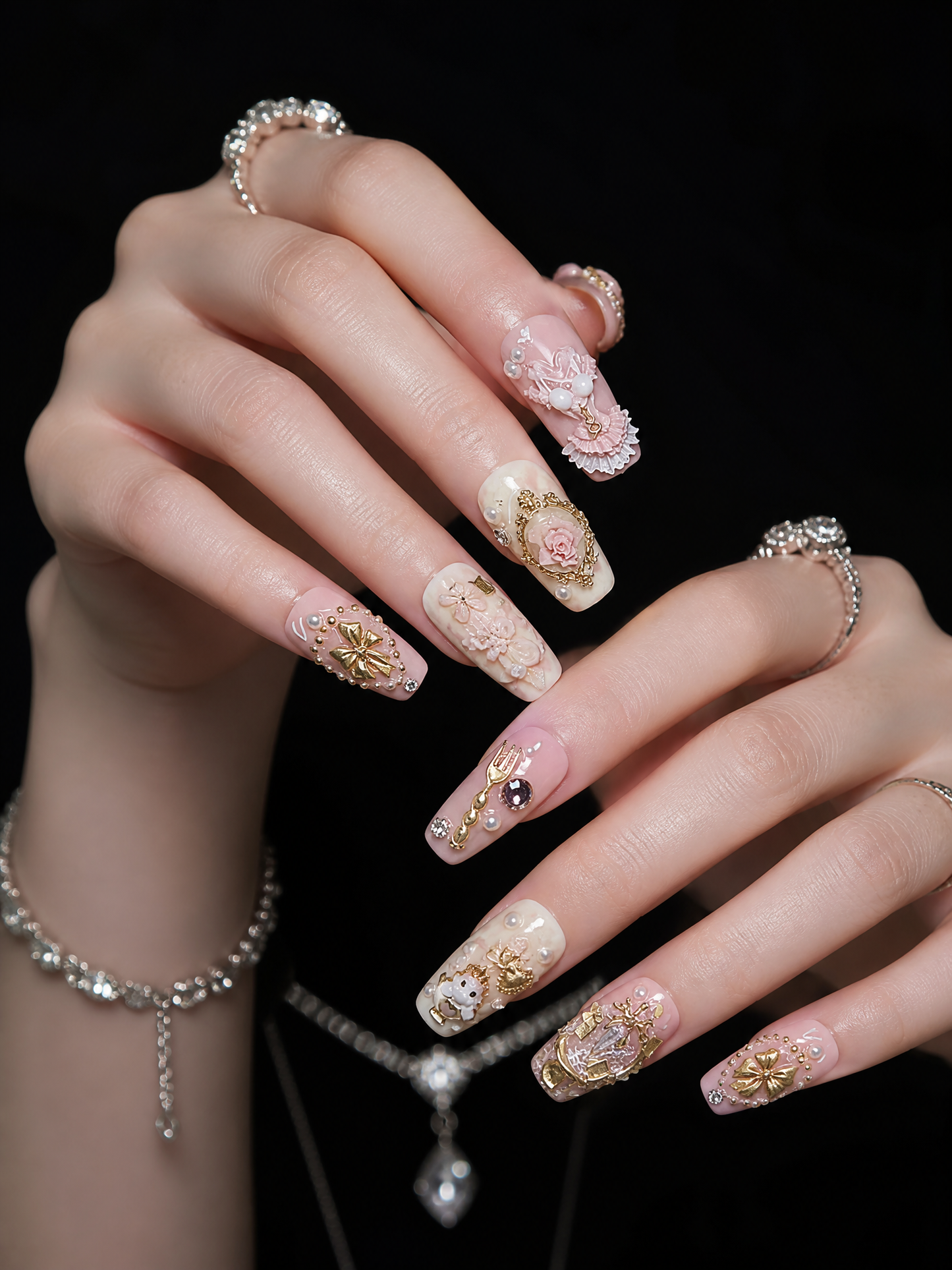 Alice’s Gilded Tea Party | LUMlix Haute Nail