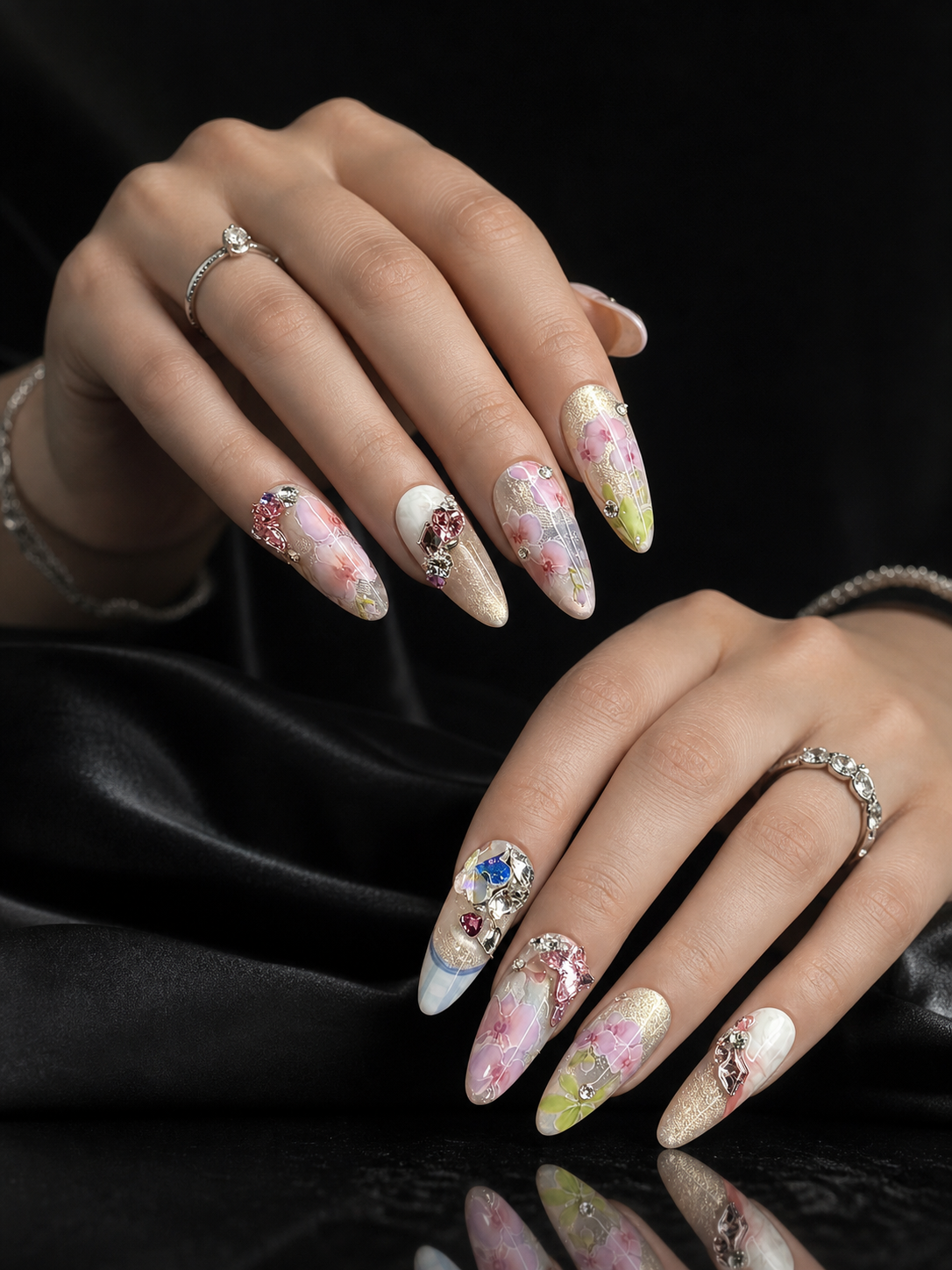 Chloris's Ethereal Bloom | LUMlix Haute Nail