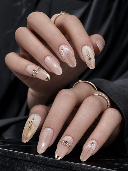 Rose Gold Dynasty | LUMlix Haute Nail