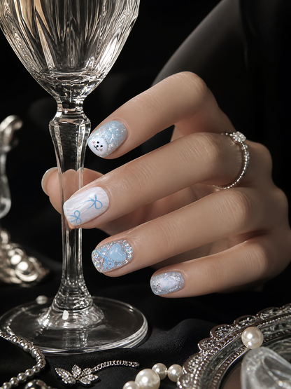 Selkie's Azure Reverie | LUMlix Haute Nail
